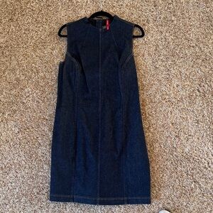 SPANX Dark Blue Midi Dress